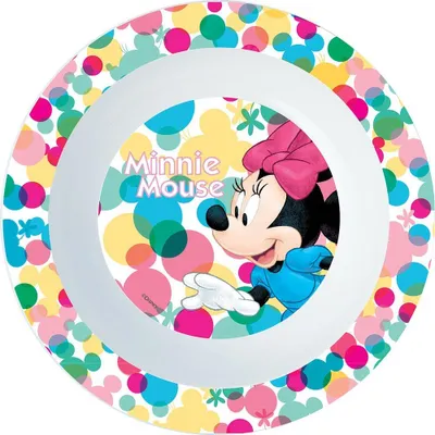 Immagine prodotto di Set di piatti in plastica MINNIE con pomolo Javoli