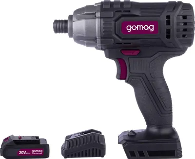 Produktbild von Gomag Akku-Schlagschrauber GO-SCS180 20V 180Nm Drehmoment 2,0 Ah Starterkit