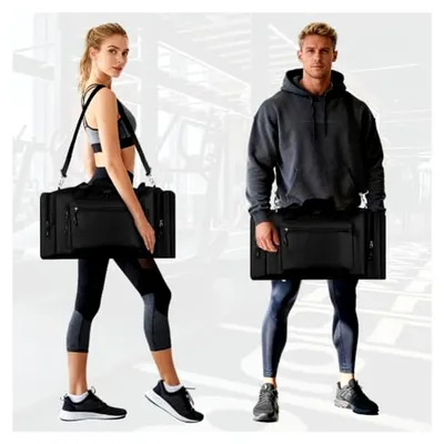 Produktbild von Sport- und Reisetasche für Damen und Herren mit Schuhfach, 35L