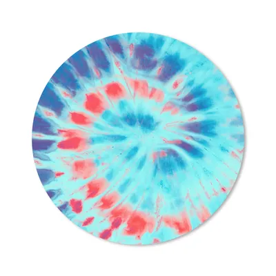 Produktbild von MuchoWow® Mauspad Mousepad Sommer - Krawattenfärbung - Blau 20x20 cm - Mousepads - Maus Mat - Pad - Mausunterlage - Schreibtischmatte
