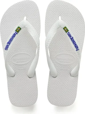 Obrázek produktu pro Havaianas Brasil Logo, Ženy, Dospělý, Žabky, Bílá, Obrázek, 43 - 44