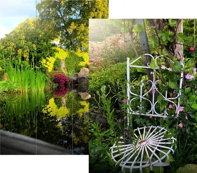 Produktbild von Paravent Garten