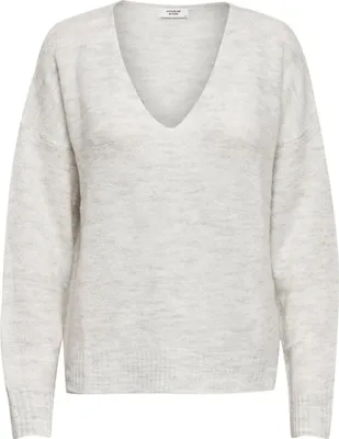 Produktbild von ONLY 15207823, Pullover, Erwachsener, Weiblich, Weiß, M, V-Ausschnitt