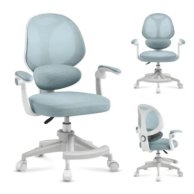 Produktbild von MARK ADLER Junior 4.5 Blau | Verstellbarer Drehstuhl für Kinder und Teenager | Höhenverstellbar