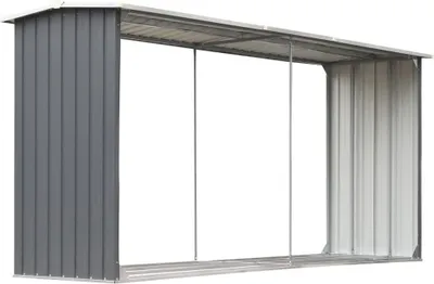 Immagine prodotto di Capannone da Giardino in Acciaio Zincato 330x92x153cm Grigio