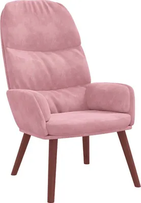 Immagine prodotto di vidaXL Poltrona relax in velluto rosa