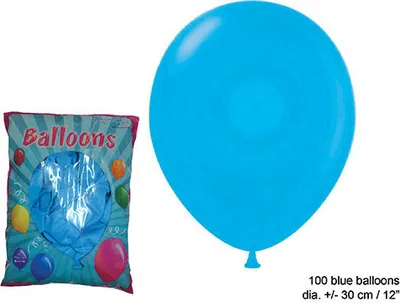 Produktbild von Ballons blau ca. 30 cm 100 Stück