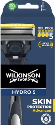 Produktbild von Wilkinson Sword – Nachfüllklingen – Hydro 5 Skin Protection Advanced – Schützend – 1 Klinge - 1 Stück