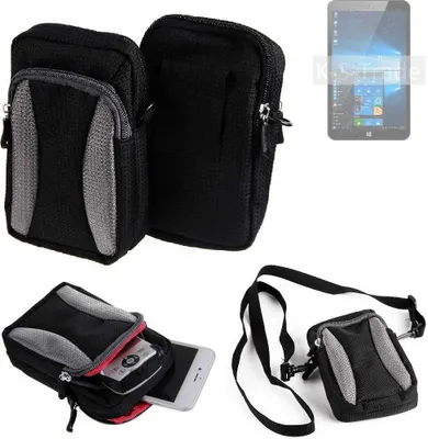 Produktbild von K-S-Trade Holster Schutz Hülle kompatibel mit Blackview  Handy Hülle Gürteltasche Umhängetasche mit Zusatzfach schwarz