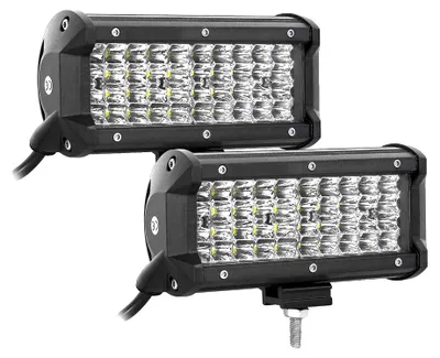 Image de Barre lumineuse, haute luminosité, conception durable, 2 x 7 pouces 120 W, sans fil