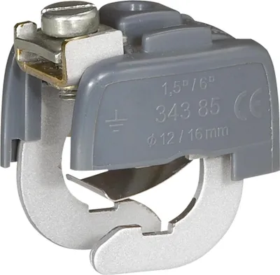 Produktbild von Legrand Potentialausgleichs-Klammer, Rohrdurchmesser 28-32 mm, für Stahl- und Kupferrohre, 1 Stk.