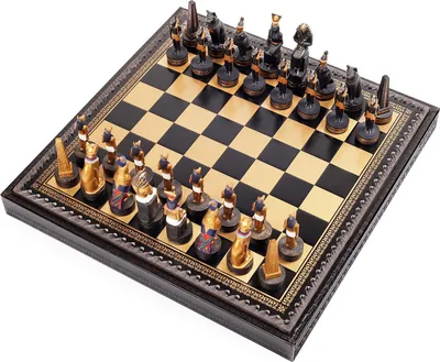 Obrázek produktu pro egyptská šachová sada s šachovnicí (35 cm)