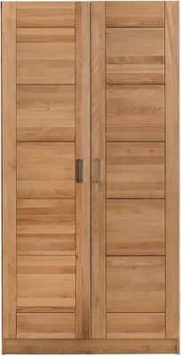 Produktbild von Moderner Kleiderschrank Tollow 2 trg. Kernbuche massiv NEU