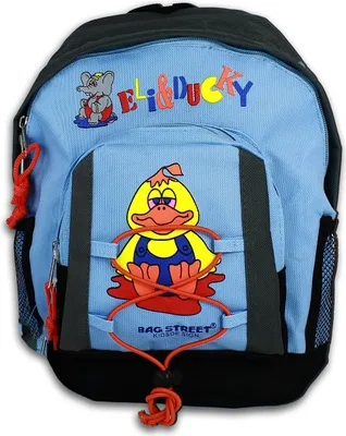 Produktbild von Bag Street Kinder Rucksack Sporttasche Synthetik hellblau 20x15x18 OTJ609B