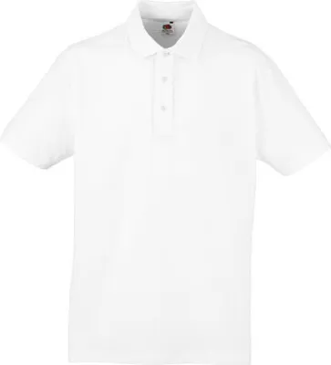 Produktbild von Fruit of the Loom - Heavy Polo - White - S
