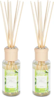 Produktbild von 2er Set Raumduft 100ml Lemongras Lufterfrischer Stäbchen Duft