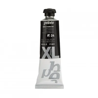 Produktbild von Pebeo Studio XL Ölfarbe, 37 ml, 24 Elfenbeinschwarz Imitation