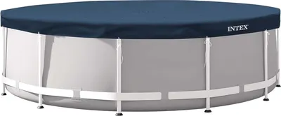 Zdjęcie produktu dla INTEX 28083 Plandeka do basenu Deluxe okrągła 457 cm z 20 cm nadkładką Plandeka
