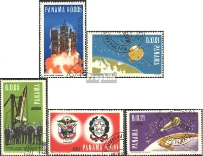 Produktbild von Briefmarken Panama 1966 Mi 892-896 (kompl.Ausg.) gestempelt Raumfahrtforschung