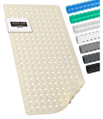 Produktbild von Badewannenmatte rutschfest 89 x 40 cm Sand BPA Frei Schimmelresistent Maschinenwaschbar PVC