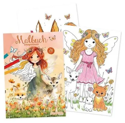 Produktbild von Tapirella Malbuch, Elfenprinzessin