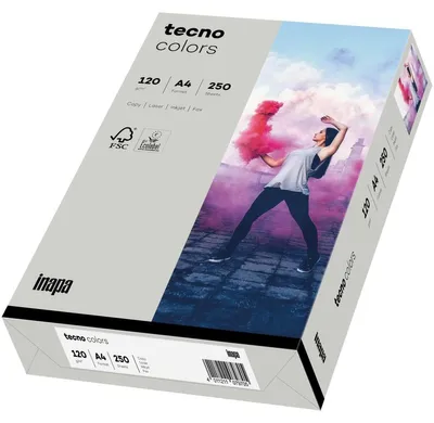 Immagine prodotto di tecno 88324368 Carta copiativa colori grigio DIN A4 120 g/m² 250 fogli
