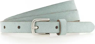 Productafbeelding van Vanzetti Leer riem 15 mm Velour Belt W70 Aquamarine Lichtblauw