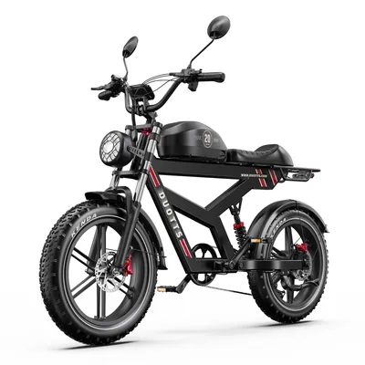 Produktbild von F20 Fat‑Reifen All‑Terrain‑E‑Fahrrad für Erwachsene, 52V 27Ah Akku, Shimano‑Schaltung, hydraulische Federung, APP‑Fernsteuerung, max. 150 kg Traglast