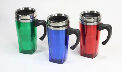 Obrázek produktu pro termohrnek 0,45l plast, nerez uvnitř, s uchem_EXTPLASTIMEX