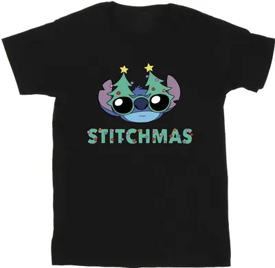 Produktbild von Disney - "Stitchmas" T-Shirt für Herren BI33804 (L) (Schwarz)