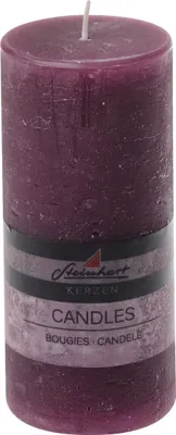 Produktbild von Stumpenkerze "Raureif" Brombeer 150/68 mm Steinhart Kerzen in RAL-Kerzen Güte Qualität