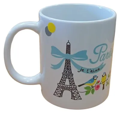 Keramiktasse Paris je love you, 350 ml, 8 x 9,5 cm