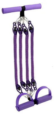 Produktbild von Set von Widerstandsbändern für Fitness und Krafttraining, verstellbar für Arme, Beine, Bauch und Rücken, tragbar für das Home Workout