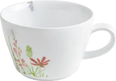 Produktbild von KAHLA Cappuccino-Obertasse 0,25 l Wildblume rot/gelb 395105A50002C