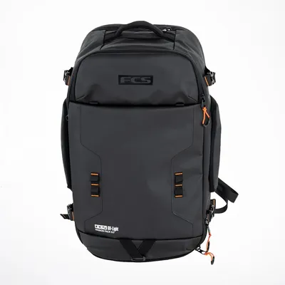 Produktbild von FCS Luggage Mission 3.0 Backpack 40L - Rucksack für Reisen und Outdoor-Aktivitäten - Granitgrau - Ideal für Skateboarder, Sportler und Abenteurer - Geräumig und funktional