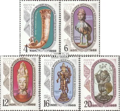 Produktbild von Briefmarken Sowjetunion 1969 Mi 3661-3665 (kompl.Ausg.) postfrisch Kunstgegenstände