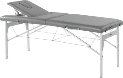 Zdjęcie produktu dla Stół zabiegowy, stół do masażu, stół składany, mobilny, wysokość 68-84 cm, kolor: 42 szary