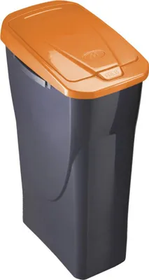 Immagine prodotto di Cestino per rifiuti in polipropilene nero/arancione (15 L)