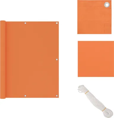 Produktbild von vidaXL Balkon-Sichtschutz Orange 120x500 cm Oxford-Gewebe -  Sonnenschirme & Sonnenschutze