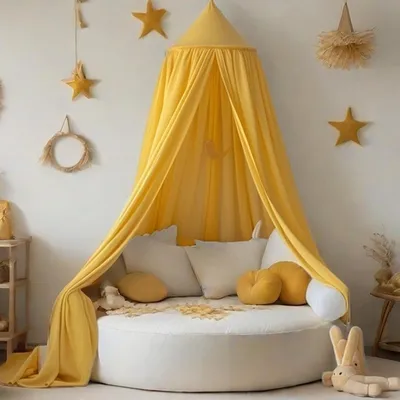 Image de Elzusha - Tenture de lit pour bébé, idéale pour jouer et lire