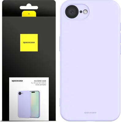 Image de SPACECASE Coque en silicone pour iPhone 16E Violet