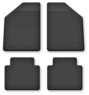 Produktbild von Gummi-Fußmatten für SsangYong Musso 1993-2005 (SUV) – 4-tlg, Schwarz, Semi-Universal, angepasst – Wielganizator Semi-Universal