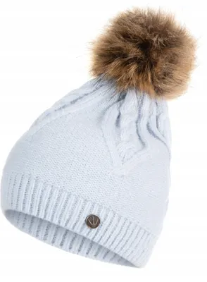 Produktbild von HEYO Damen Mütze für Winter Strickmütze mit Bommel Warme Beanie Wintermütze H22512 (Blau)
