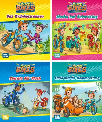 Produktbild von Nelson Mini-Bücher: 4er SUPERBIKES 1-4