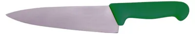 Image de Couteau de cuisine, lame large, 200 mm, vert