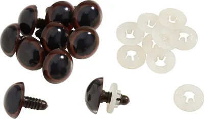 Produktbild von Bärenaugen braun, Ø 18mm, 10 Stück