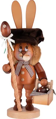 Produktbild von Wichtel Hase mit Eierkorb (36cm) Räuchermann von Christian Ulbricht