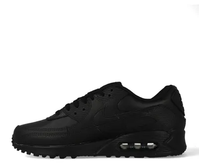 Productafbeelding van Nike Air Max 90 Leather "Triple Black" Zwart-45.5