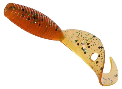 Produktbild von 10 x MIKADO Twister Softbait Gummifische Beifänger 38mm ORANGE PEPPER