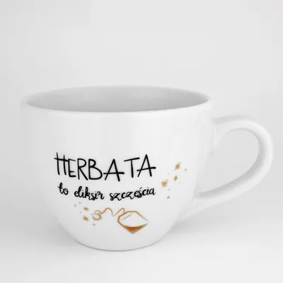 Zdjęcie produktu dla Kubek 500 ml - Herbata to eliksir szczęścia